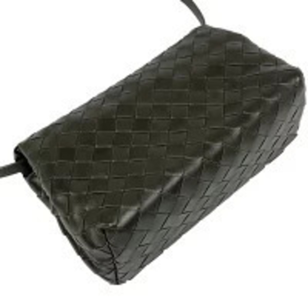 Bottega Veneta Shoulder Gray Bag Leather Woven Crossbody Intrecciato Gray